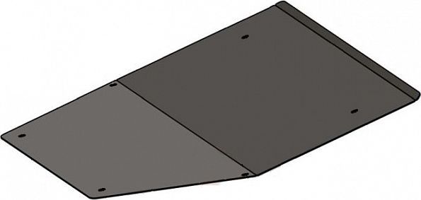 Защита алюминиевая Alfeco (4мм) для картера и КПП Kia Sportage V 4WD 2021-2026. Артикул ALF.11.02AL4