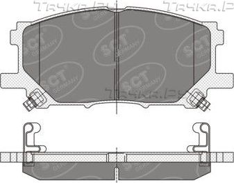 Тормозные колодки SCT-Germany. Артикул SP 348 PR