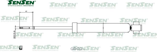 32130299 Амортизатор зад HYN Tucson TM 09-, IX35 4WD, KIA Sportage 4WD, 10 (Sensen). Артикул 32130299