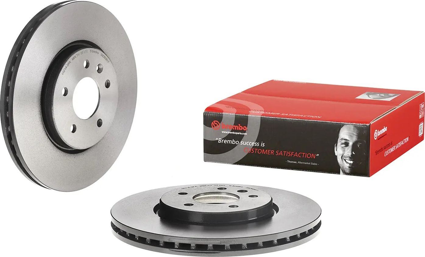 Тормозной диск Brembo PRIME LINE - UV Coated. Артикул 09.D608.11
