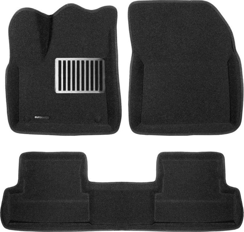 Коврики текстильные Euromat 3D Lux для салона Peugeot 3008 II 2016-2026 Бежевые. Артикул EM3D-003907T