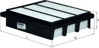 Воздушный фильтр Mahle. Артикул LX 2648