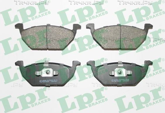 Тормозные колодки LPR передние для SEAT Cordoba II 2002-2007. Артикул 05P668