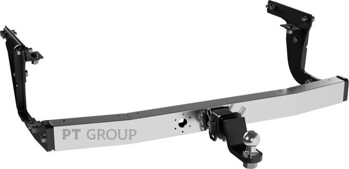 Фаркоп PT Group c накладкой из нержавейки для Volkswagen Taos 2020-2026. Американский квадрат. Артикул VTS-21-991124.00 (VTS-21-991102.22)