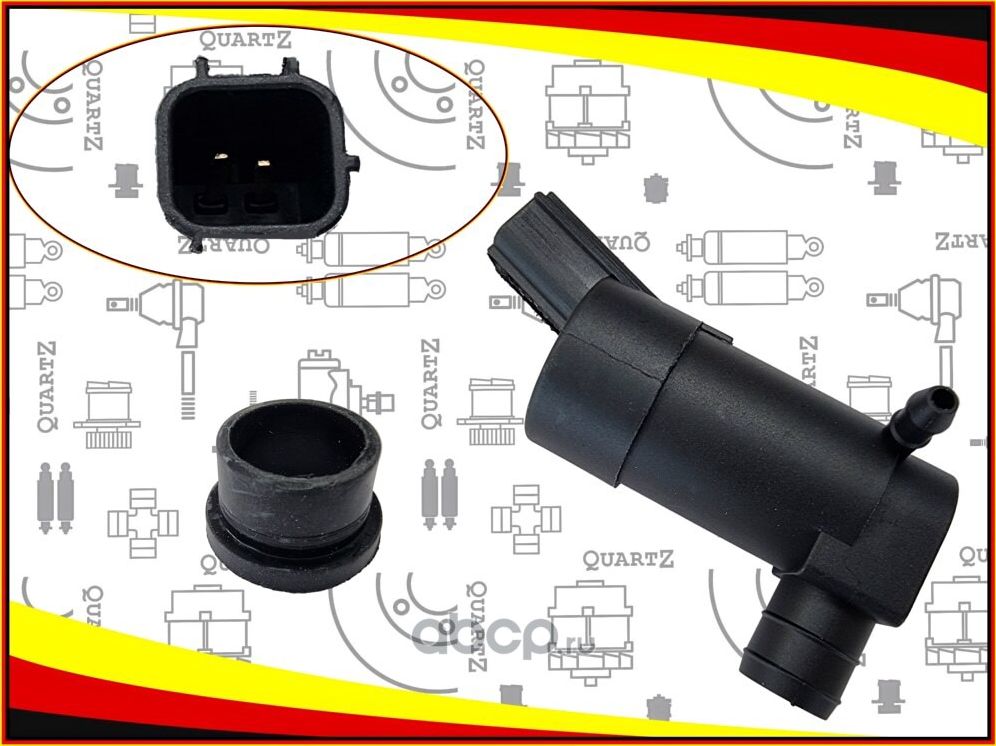 Насос стеклоомывателя (Quartz). Артикул QZ1357105