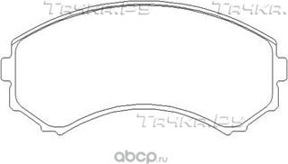 Тормозные колодки Mitsubishi для Mitsubishi Space Runner II 1999-2003. Артикул MZ690347C