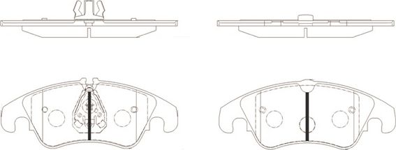 Тормозные колодки CTR. Артикул GK1476