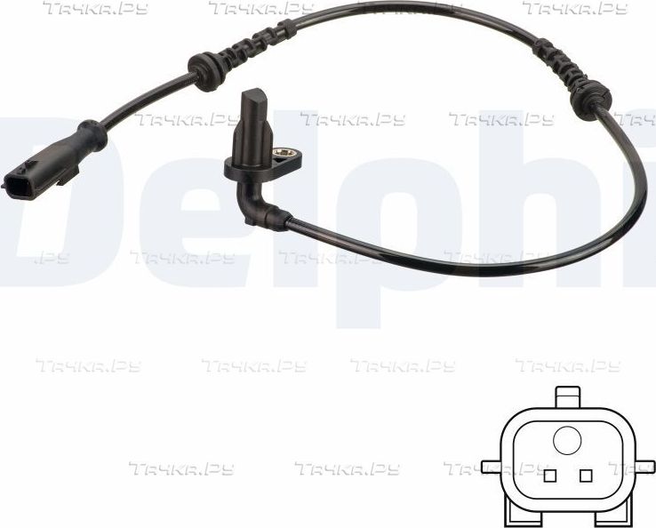 Датчик ABS Delphi для Renault Arkana I 2019-2026. Артикул SS20818