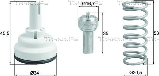 Термостат Mahle Behr. Артикул TX 182 105D