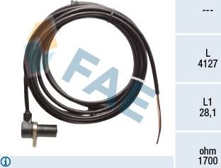 Датчик ABS FAE передний для Mercedes-Benz Vito I (W638) 1996-2003. Артикул 78417