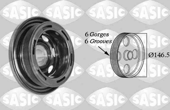 Шкив коленвала Sasic. Артикул 2156067