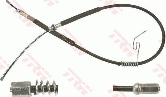 Трос ручника (тросик ручного тормоза) TRW. Артикул GCH3015