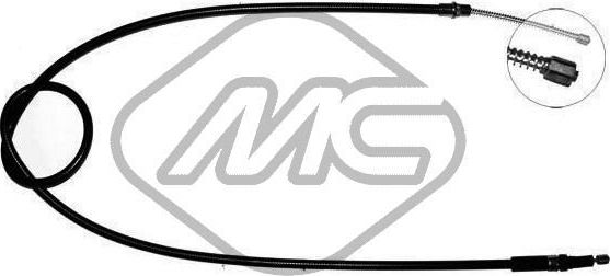 Трос ручника (тросик ручного тормоза) Metalcaucho. Артикул 80264