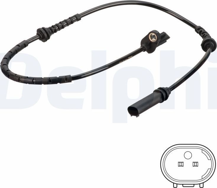 Датчик ABS Delphi. Артикул SS20792