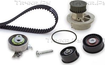 Помпа (водяной насос) с комплектом ремня ГРМ Gates PowerGrip® для Opel Zafira A 1999-2005. Артикул KP25499XS-1