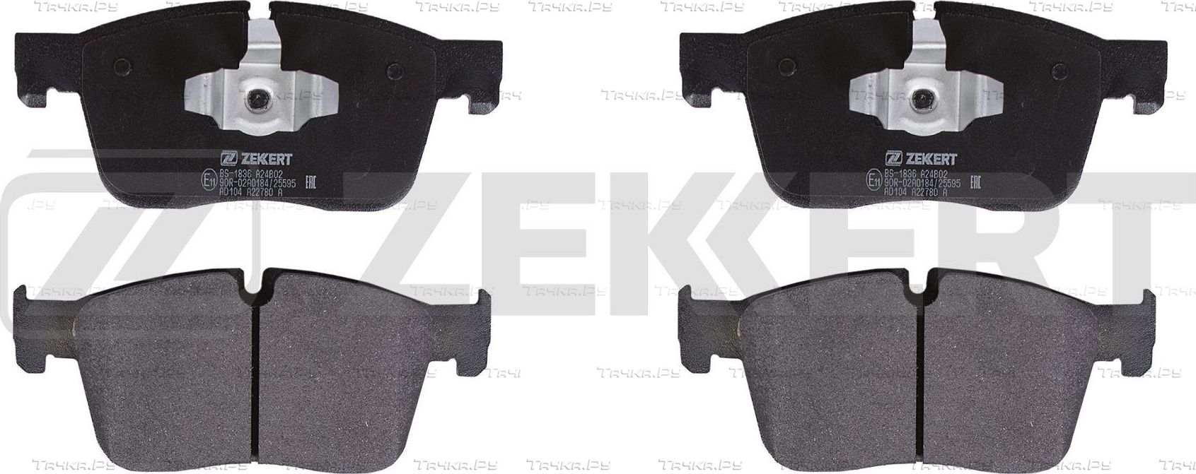 Тормозные колодки Zekkert передние для Jaguar XE I 2015-2026. Артикул BS-1836