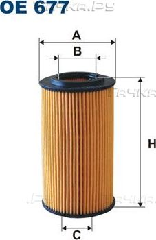 Масляный фильтр Filtron. Артикул OE 677