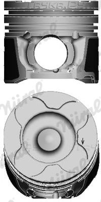 Поршень Nural для Peugeot 307 I 2003-2009. Артикул 87-424000-00