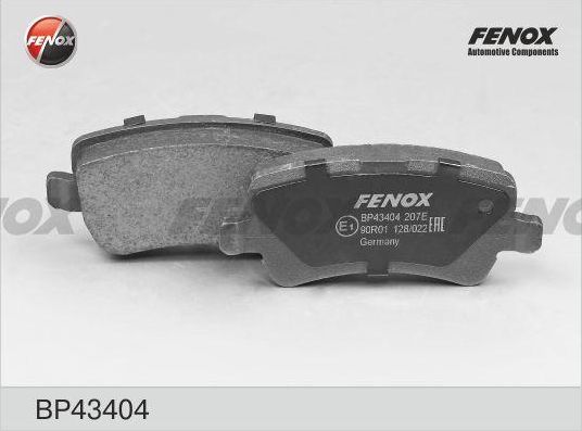 Тормозные колодки Fenox. Артикул BP43404