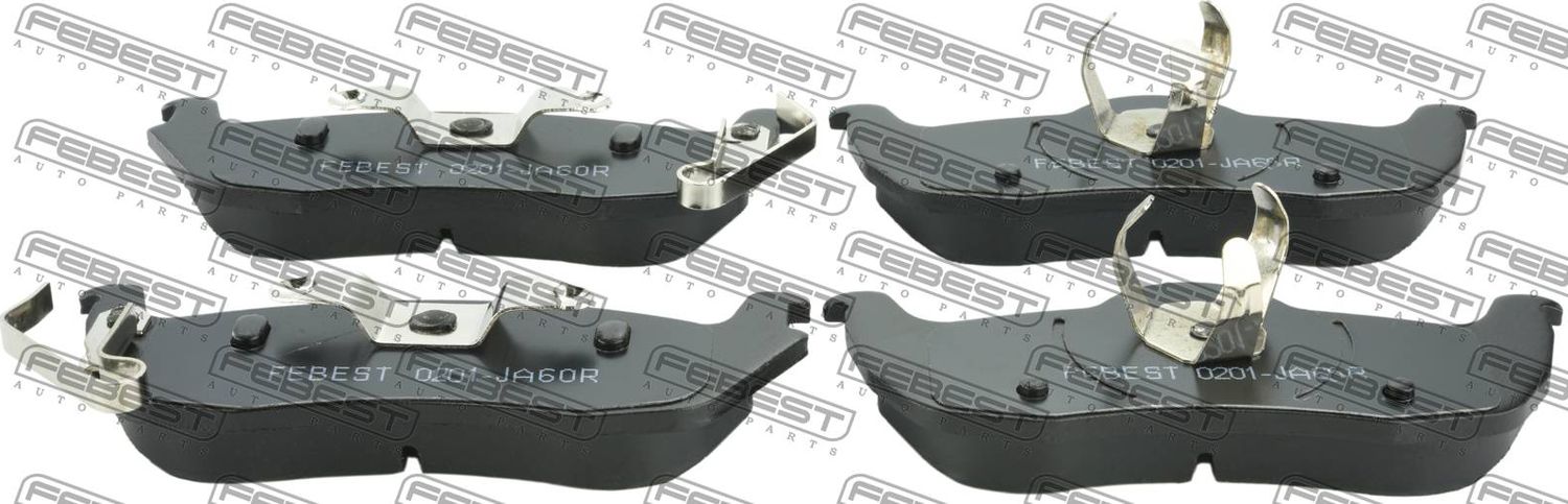 Тормозные колодки Febest. Артикул 0201-JA60R
