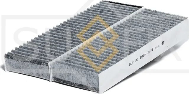 Фильтр салонный угольный (комплект 2 шт.) (Sufix). Артикул SSC-1203
