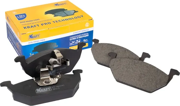Колодки тормозные VW POLO SEDAN 10- перед. (Kraft). Артикул KT091441
