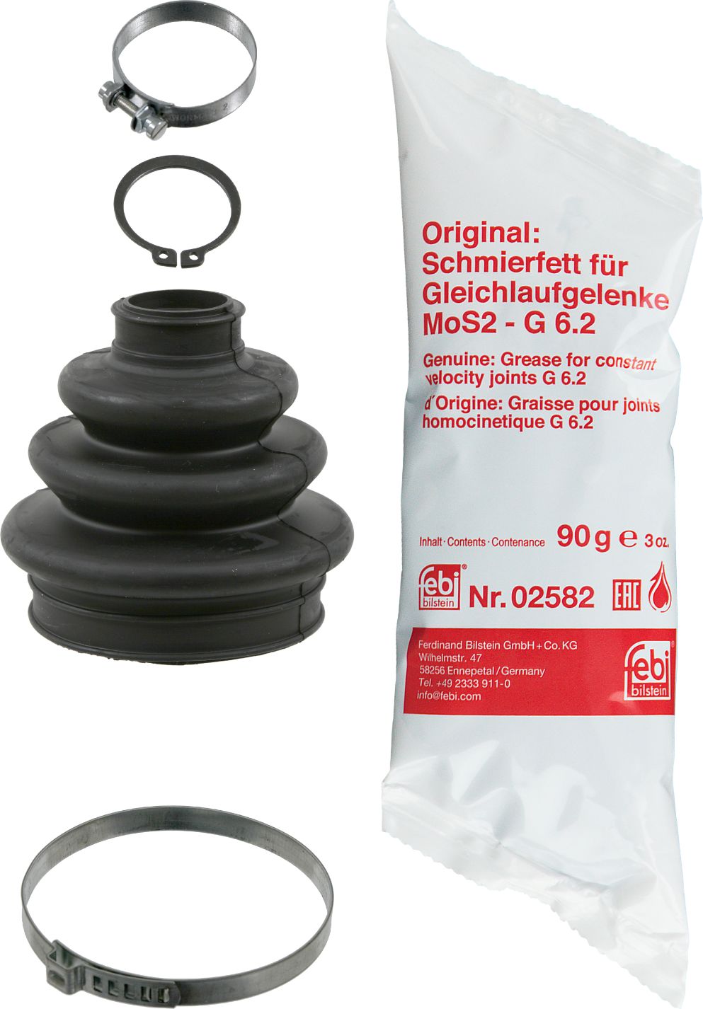 Пыльник шруса (комплект) Febi Bilstein (резина). Артикул 08061