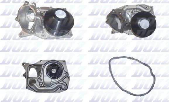 Помпа (водяной насос) Dolz для BMW 2 F22 2014-2026. Артикул B252
