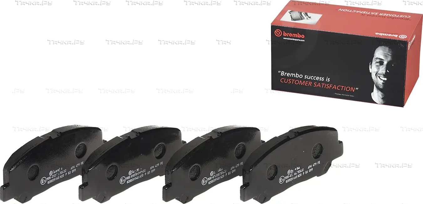 Тормозные колодки Brembo PRIME LINE передние для Toyota Alphard II 2008-2014. Артикул P 83 099