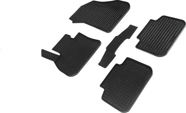 Коврики резиновые Seintex с узором сетка для салона BMW X2 xDrive 2017-2023. Артикул 90466