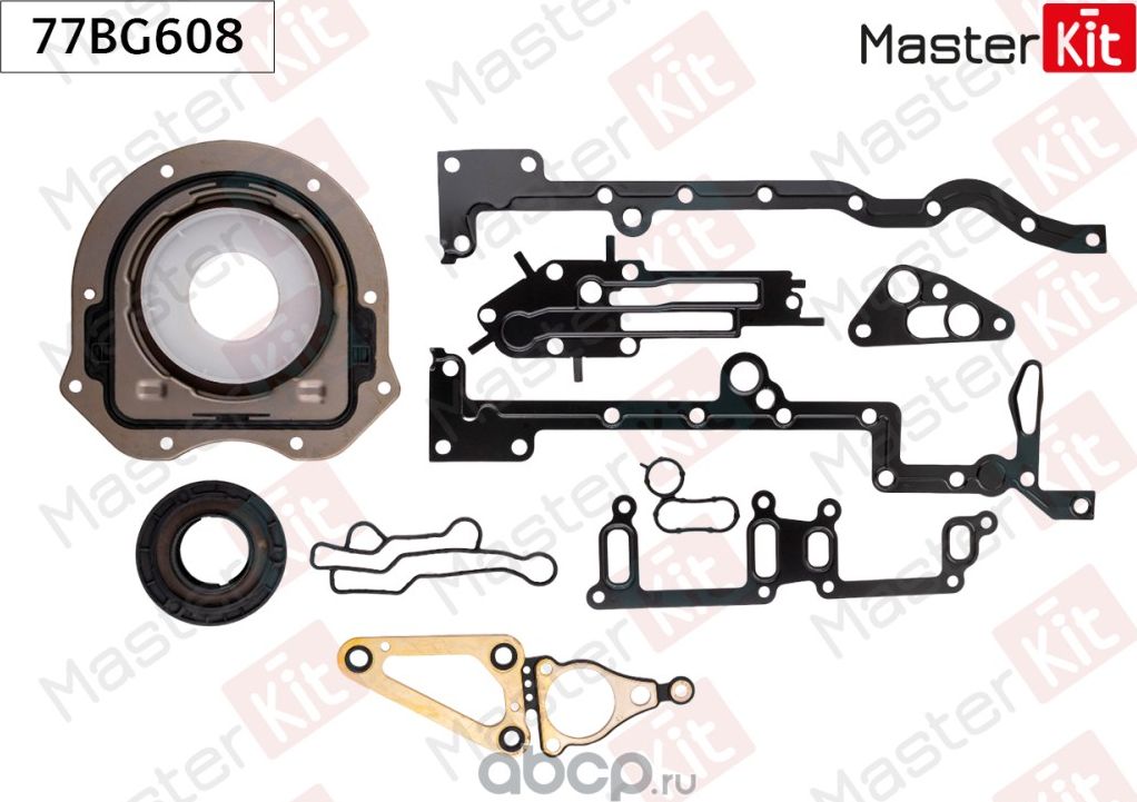 Комплект прокладок, блок-картер двигателя (Master KIT). Артикул 77BG608