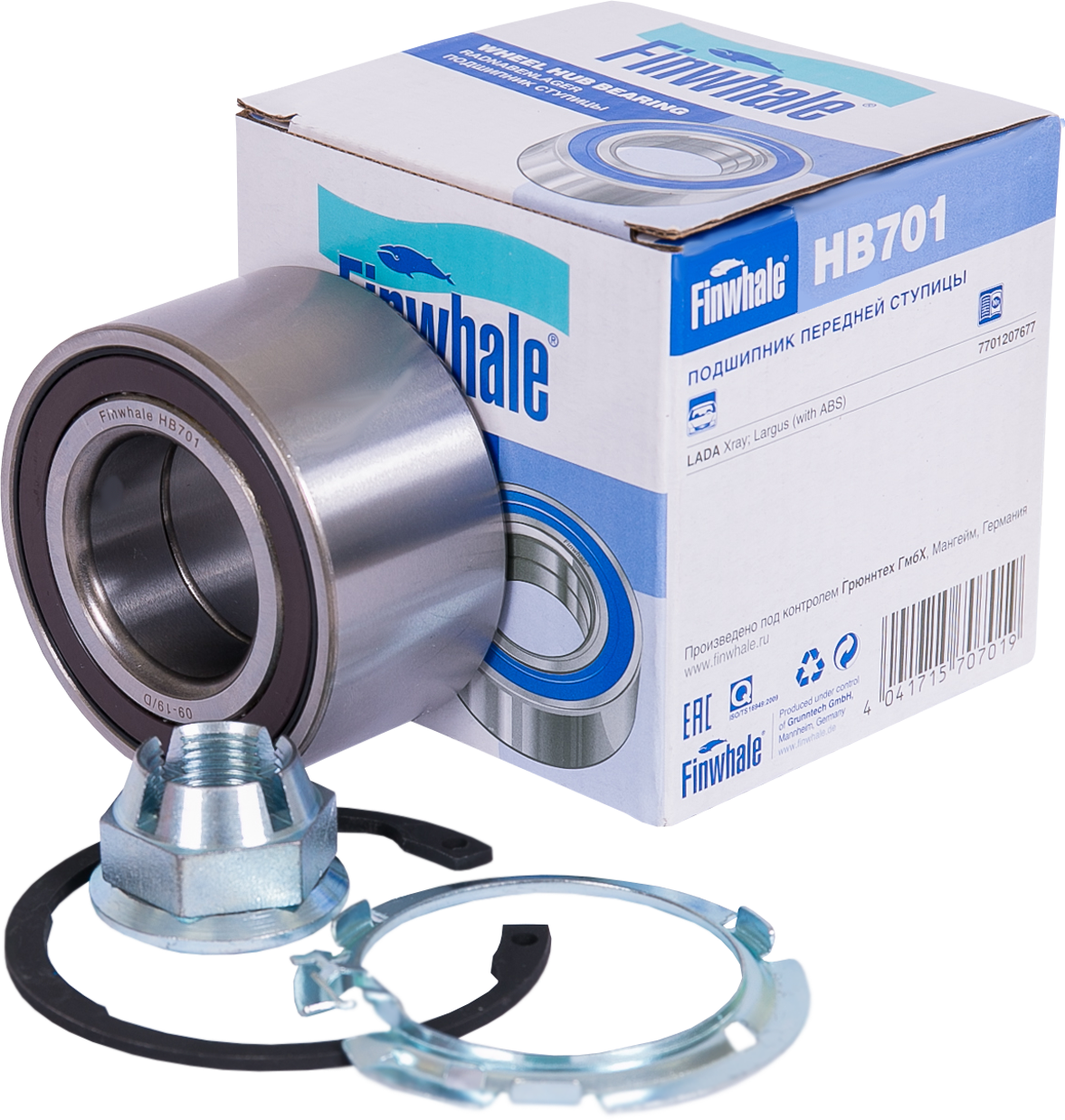 Ступичный подшипник (комплект) Finwhale. Артикул HB701