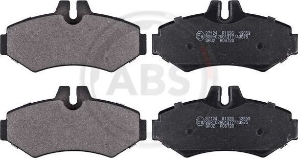 Тормозные колодки ABS. Артикул 37124