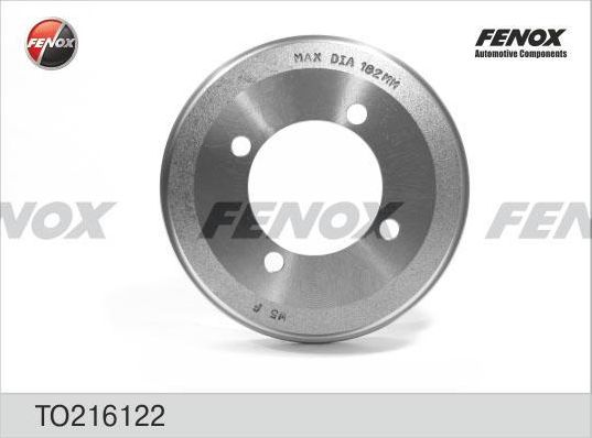 Тормозной барабан Fenox. Артикул TO216122