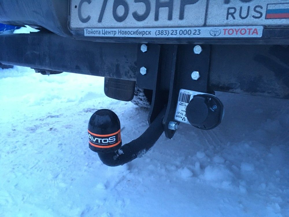 Фаркоп AvtoS для Toyota Hilux VII рестайлинг 2011-2015. Артикул TY 27
