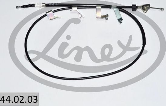 Трос ручника (тросик ручного тормоза) Linex. Артикул 44.02.03