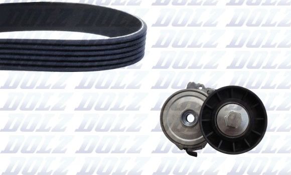 Ремень ГРМ с роликами (комплект) Dolz. Артикул SKD203A