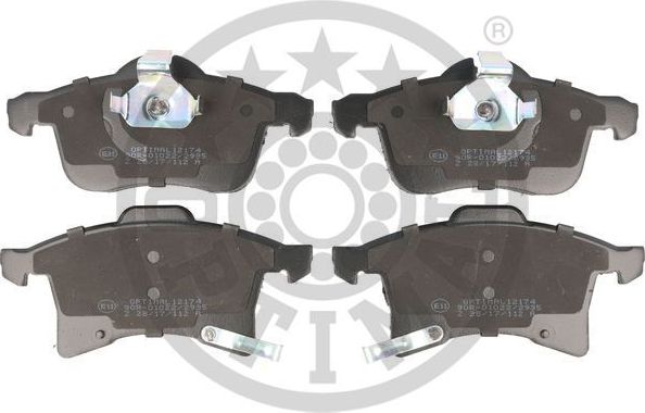 Тормозные колодки Optimal. Артикул BP-12174