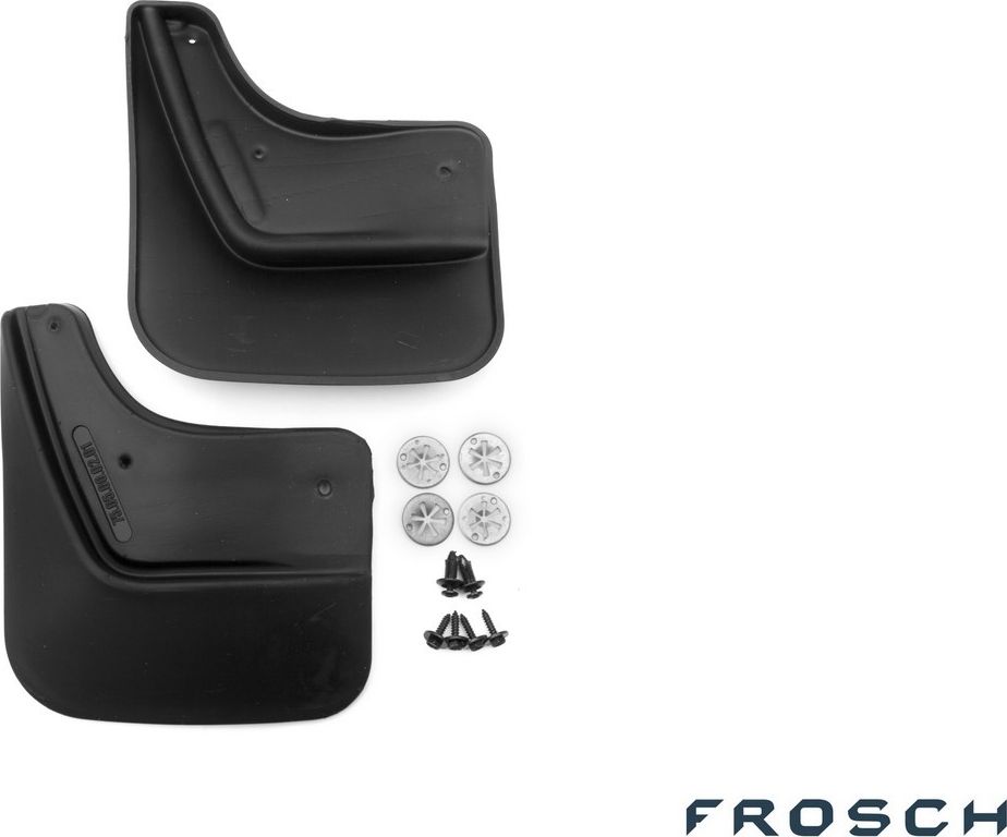 Брызговики Frosch (в коробке) задняя пара для Geely Emgrand EC7 седан 2011-2016. Артикул FROSCH.75.05.E10