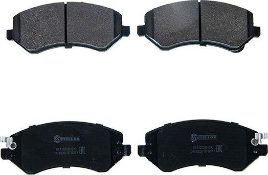 Тормозные колодки Stellox передние для Dodge Caravan IV 2000-2007. Артикул 1537 000B-SX