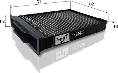 Салонный фильтр  Tecneco Filters. Артикул CK9442C
