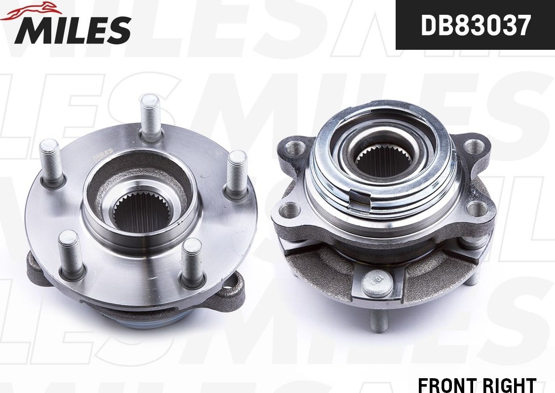 Ступица колеса с интегрированным подшипником Miles. Артикул DB83037