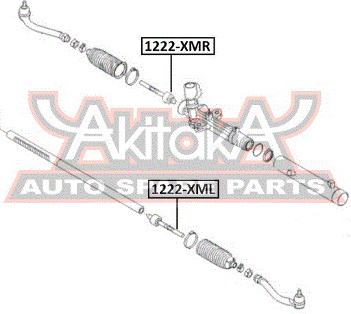 Рулевая тяга Asva для Kia Sportage III 2010-2016. Артикул 1222-XMR