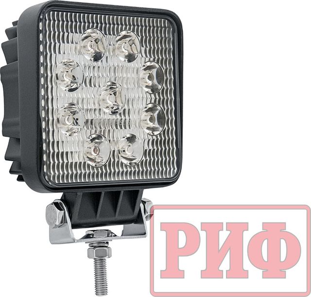 Фара светодиодная рабочего света РИФ 107 мм 27W. Артикул F0109
