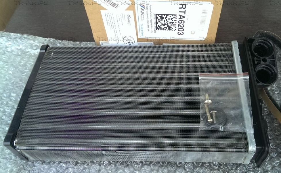 Радиатор отопителя (печки) AVA для Renault Laguna II 2001-2007. Артикул RTA6203