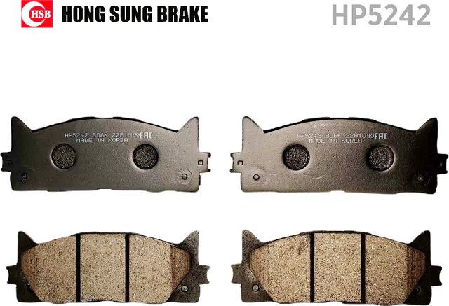 Тормозные колодки HSB передние для Toyota Camry 40 (V40, XV40) 2006-2014. Артикул HP5242