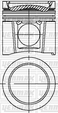 Поршень Yenmak для Mercedes-Benz Vario 1996-2013. Артикул 31-04740-000
