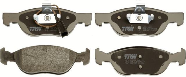 Тормозные колодки TRW передние для Alfa Romeo 145 I 1999-2001. Артикул GDB1387