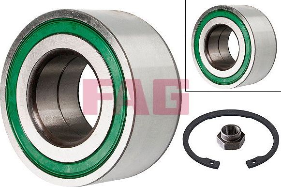 Ступичный подшипник (комплект) Fag передний для Citroen ZX 1991-1998. Артикул 713 6501 60