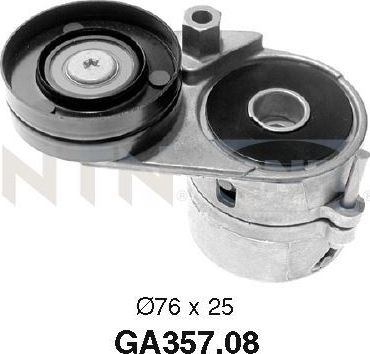 Натяжной ролик (натяжитель) приводного поликлинового ремня NTN / SNR для Audi Coupe II (B3) 1991-1996. Артикул GA357.08